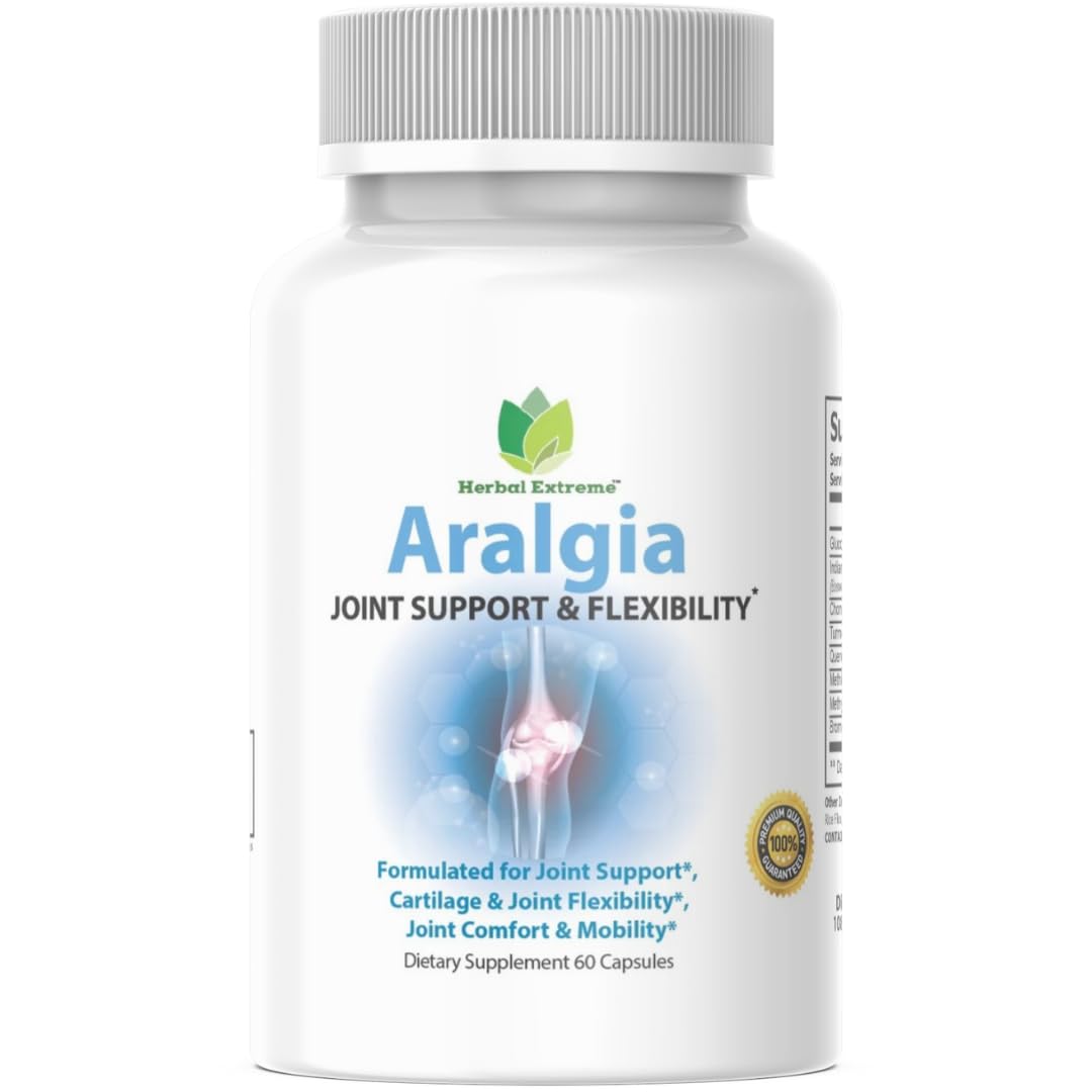 Herbal Extreme Aralgia Joint Support Supplement, 60 Capsules. - dailyvitalstore