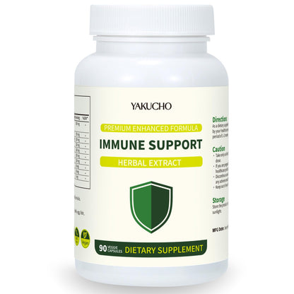 Herbal Immune Support Supplement, Vegan Capsules with Japanese Knotweed, Cat’s Claw, Skullcap & Sanguinolenta, Supports Immune Health & Overall Wellness, Gluten-Free - dailyvitalstore