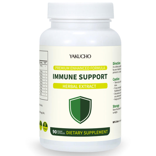 Herbal Immune Support Supplement, Vegan Capsules with Japanese Knotweed, Cat’s Claw, Skullcap & Sanguinolenta, Supports Immune Health & Overall Wellness, Gluten-Free - dailyvitalstore