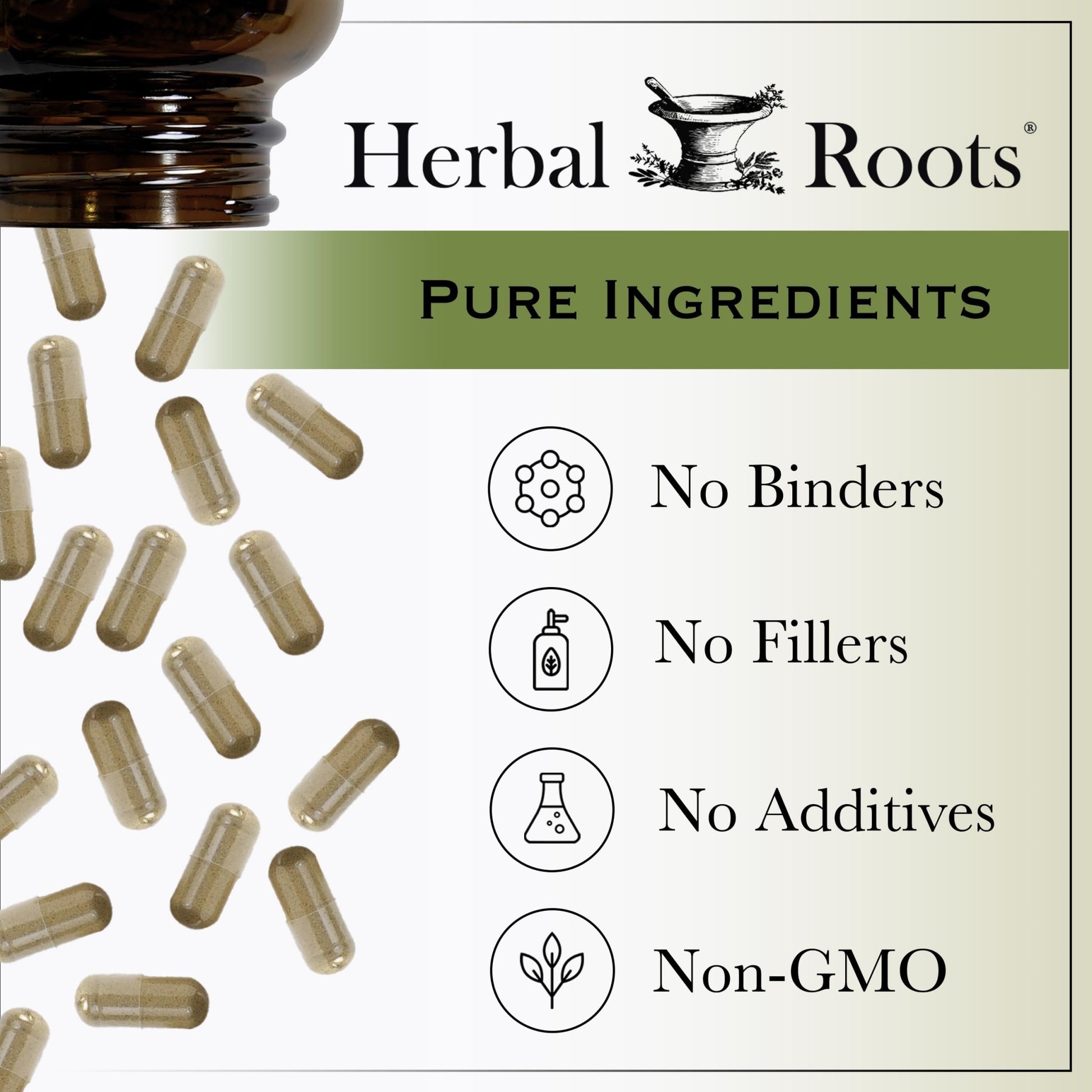 Herbal Roots Organic Hawthorn Berry Capsules | Extra Strength 1,200mg per Serving | 60 Vegan Capsules - dailyvitalstore