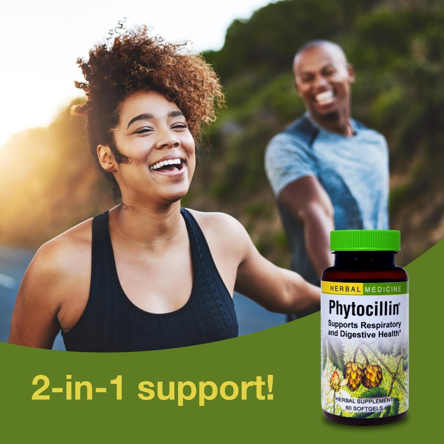 Herbs Etc. Phytocillin - Respiratory & Digestive Health Support Supplement - Herbal Formula to Support Digestion - Support Healthy Breathing - 60 Softgels (60 Servings) - dailyvitalstore