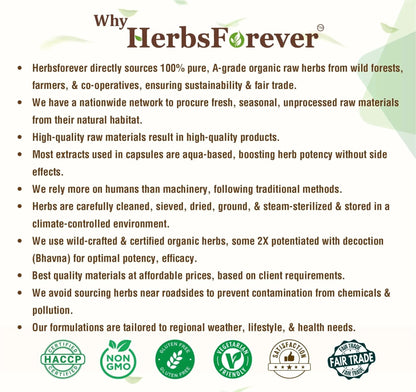 HerbsForever Varuna Powder – Crataeva Nurvala – Prostate Health – Support Prostatic, Kidneys, Gall Bladder and Urinary Tract Health – Non GMO, Organic, Vegan – 454 GMS - dailyvitalstore
