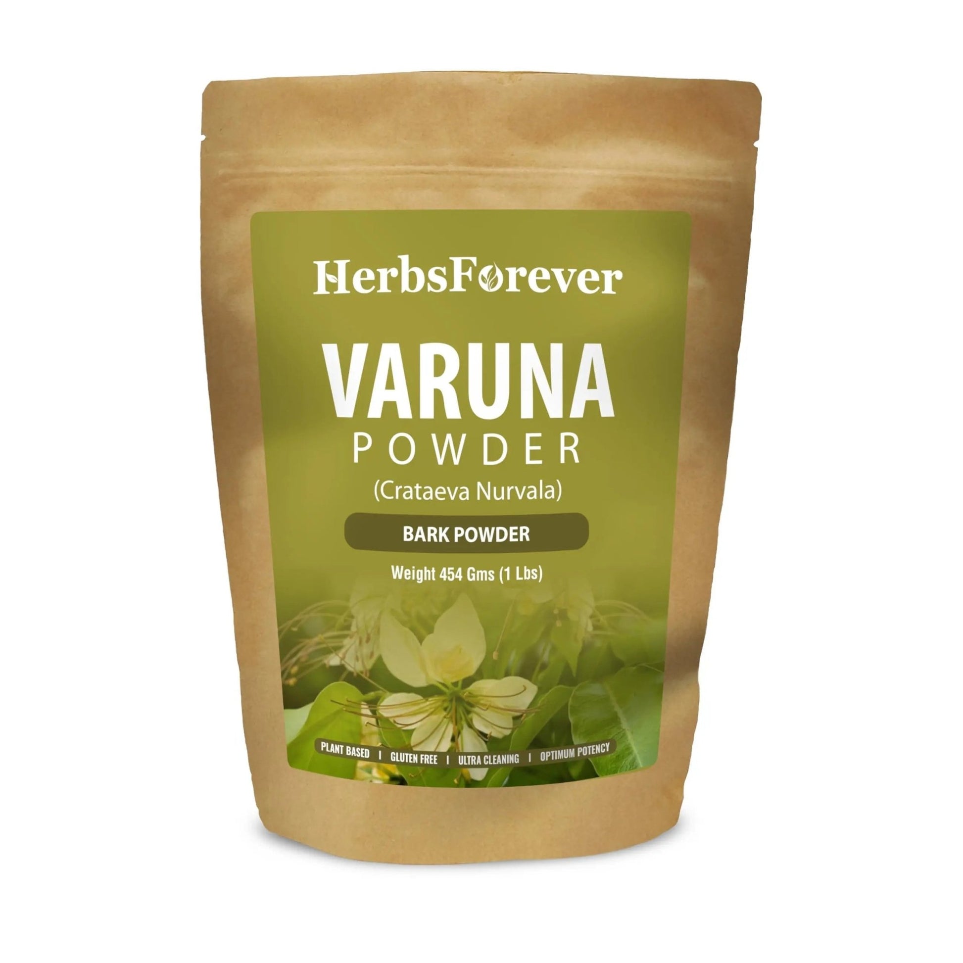 HerbsForever Varuna Powder – Crataeva Nurvala – Prostate Health – Support Prostatic, Kidneys, Gall Bladder and Urinary Tract Health – Non GMO, Organic, Vegan – 454 GMS - dailyvitalstore