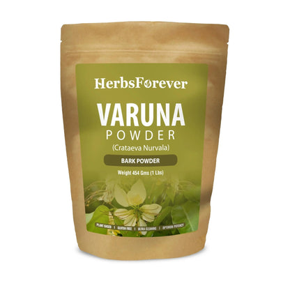 HerbsForever Varuna Powder – Crataeva Nurvala – Prostate Health – Support Prostatic, Kidneys, Gall Bladder and Urinary Tract Health – Non GMO, Organic, Vegan – 454 GMS - dailyvitalstore