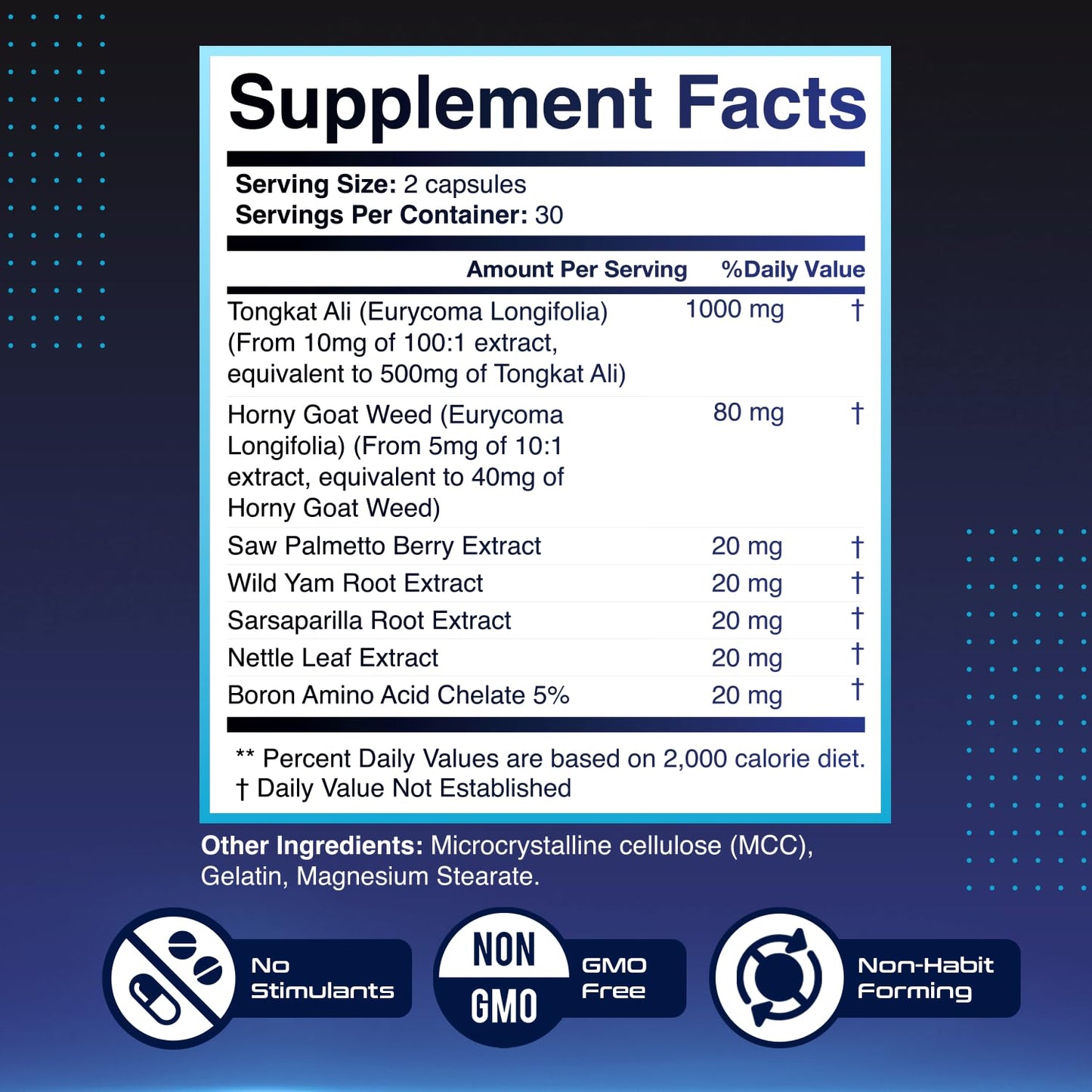 HeroUP - Natural Wellness Supplement with Plant-Based Ingredients – Non-GMO, Stimulant-Free | Made in the USA, GMP-Certified | 60 Capsules, 6 Month Suppy - dailyvitalstore