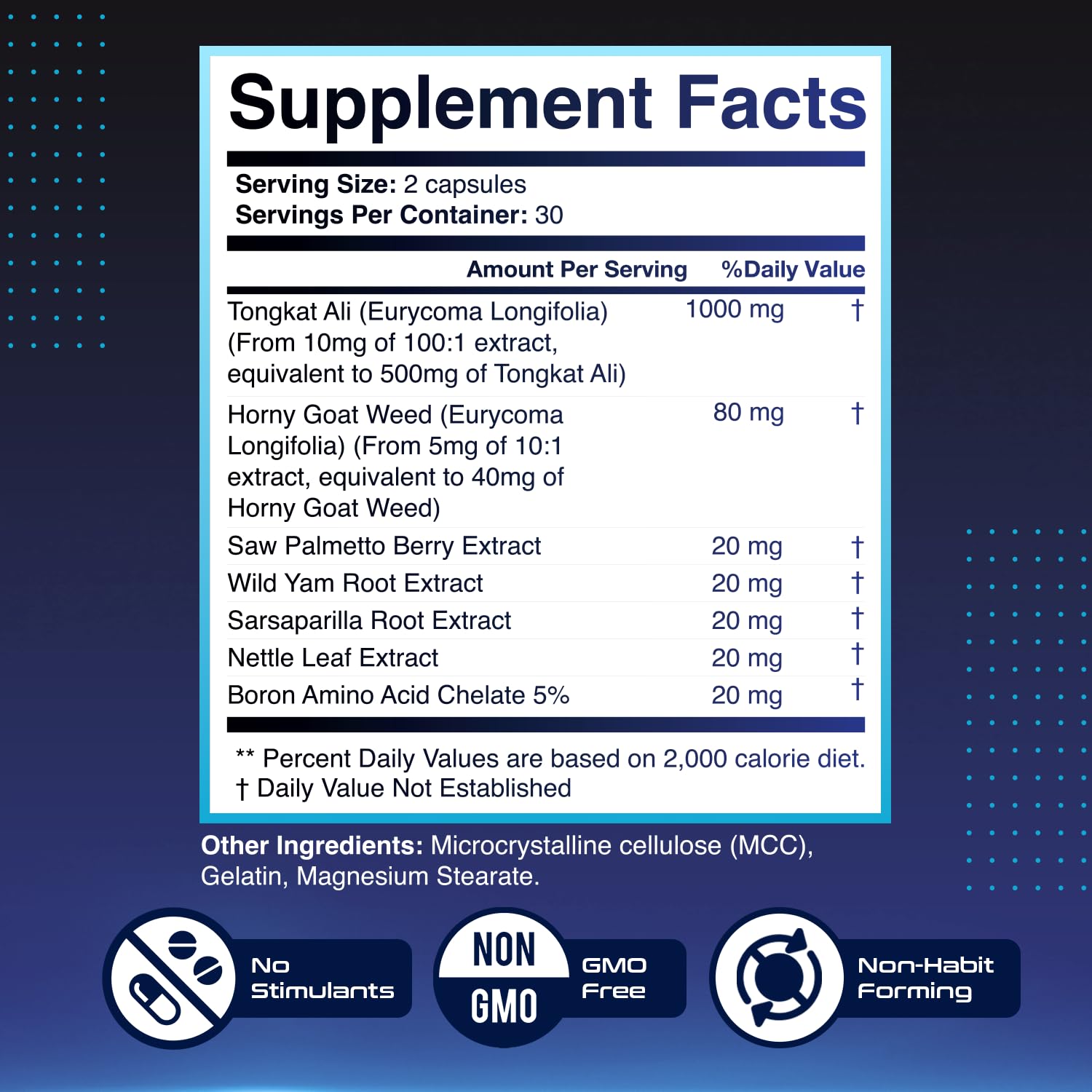 HeroUP - Natural Wellness Supplement with Plant-Based Ingredients – Non-GMO, Stimulant-Free | Made in the USA, GMP-Certified | 60 Capsules, 6 Month Suppy - dailyvitalstore