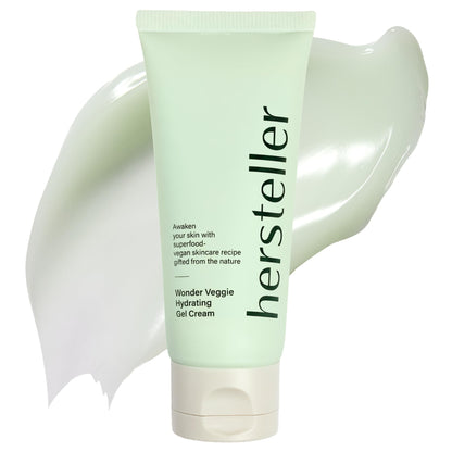 Hersteller Wonder Veggie Hydrating Gel Cream, Vegan K-Beauty Face Moisturizer with 72% Kale Extract, Lightweight Non-Sticky 24H Hydration for Sensitive Skin, Value Size, 2.7 fl oz / 80ml - dailyvitalstore