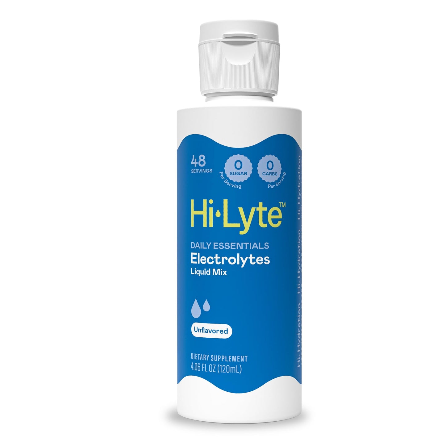 Hi-Lyte Electrolytes for Fasting, Immune Support and Rapid Hydration | 48 Servings | NO Calories NO Sugar | 20%+ More Potassium, Magnesium & Zinc - dailyvitalstore