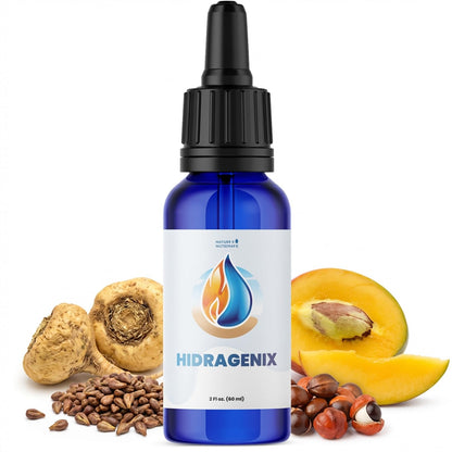 Hidragenix – Natural Herbal Supplement with Maca, Green Tea, Grape Seed & More – Non-GMO, 60 Servings – Manufactured in the USA, 2 FL.OZ, 60ml - 1 Month Supply - dailyvitalstore
