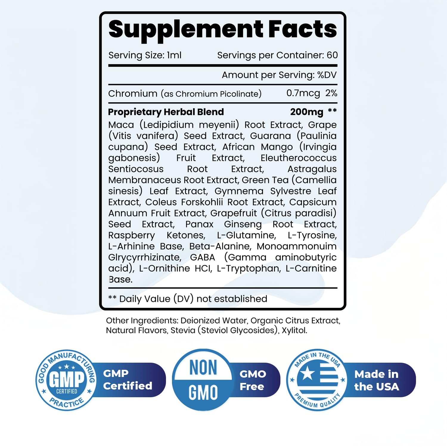 Hidragenix – Natural Herbal Supplement with Maca, Green Tea, Grape Seed & More – Non-GMO, 60 Servings – Manufactured in the USA, 2 FL.OZ, 60ml - 1 Month Supply - dailyvitalstore
