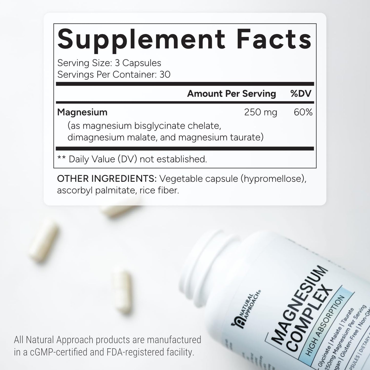 High Absorption Magnesium Complex with Glycinate, Malate & Taurate - Premium Magnesium Supplement for Sleep, Relaxation, Leg Cramps & Stress Relief - 100% Chelated & Easy On The Gut - 90 Capsules - dailyvitalstore