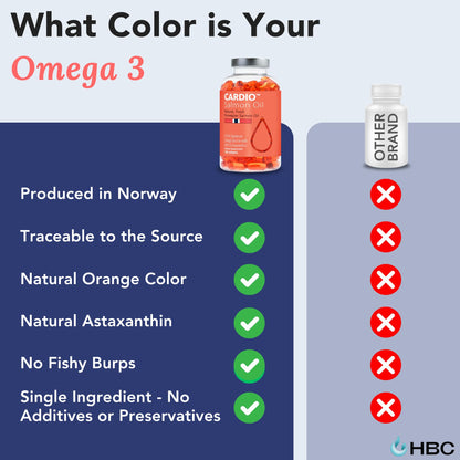 High Strength Omega 3 Fish Oil - 1000mg, Norwegian Salmon Oil with EPA & DHA, No Burping or Aftertaste, Omega 3 Fatty Acids Supplement for Eye - dailyvitalstore