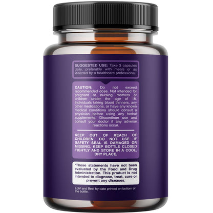 Highly Potent Magnesium Complex Capsules - Triple Magnesium Blend with Taurate Glycinate and Malate - 400mg Supplement Supports Relaxation & Overall Wellness Non-GMO Vegan - 90 Count - dailyvitalstore