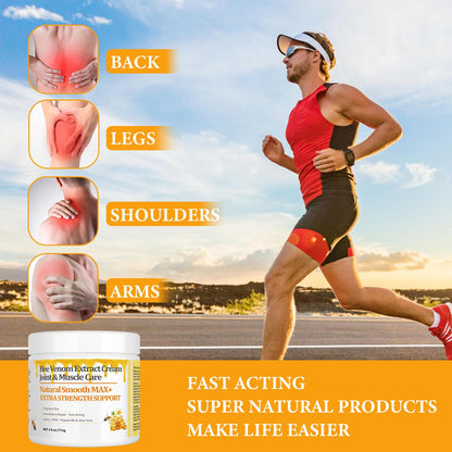 HIKCOSLLY New Zealand Bee Venom Cream, High Strength Recovery Muscle Joint Cream, Natural Organic, Soothe Back, Neck, Hands, Feet, Shoulder, Leg, Knee, Ankle Pain - dailyvitalstore