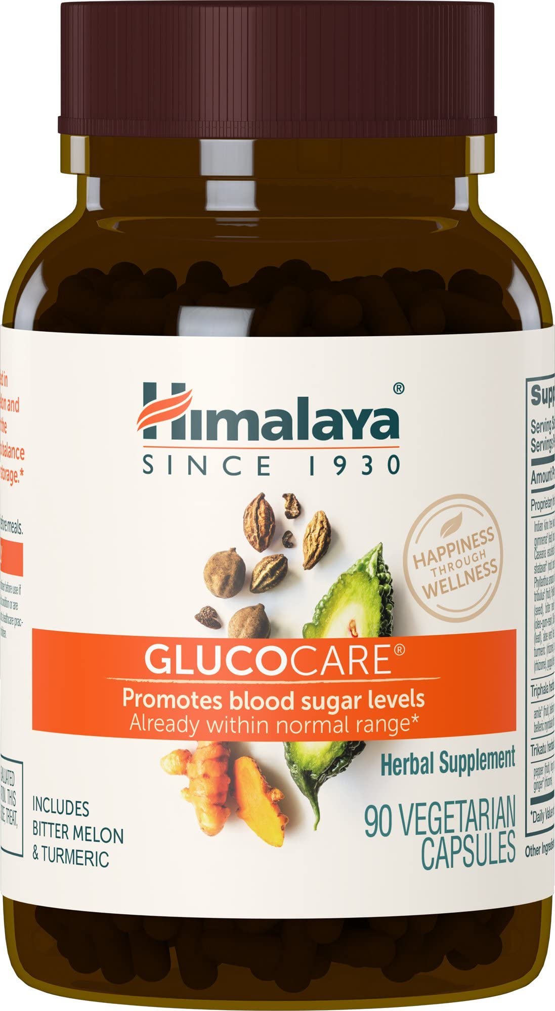Himalaya GlucoCare – Herbal Glucose Metabolism & Pancreatic Support with Bitter Melon, Gymnema, Triphala & Turmeric – Natural Blood Sugar Support - dailyvitalstore