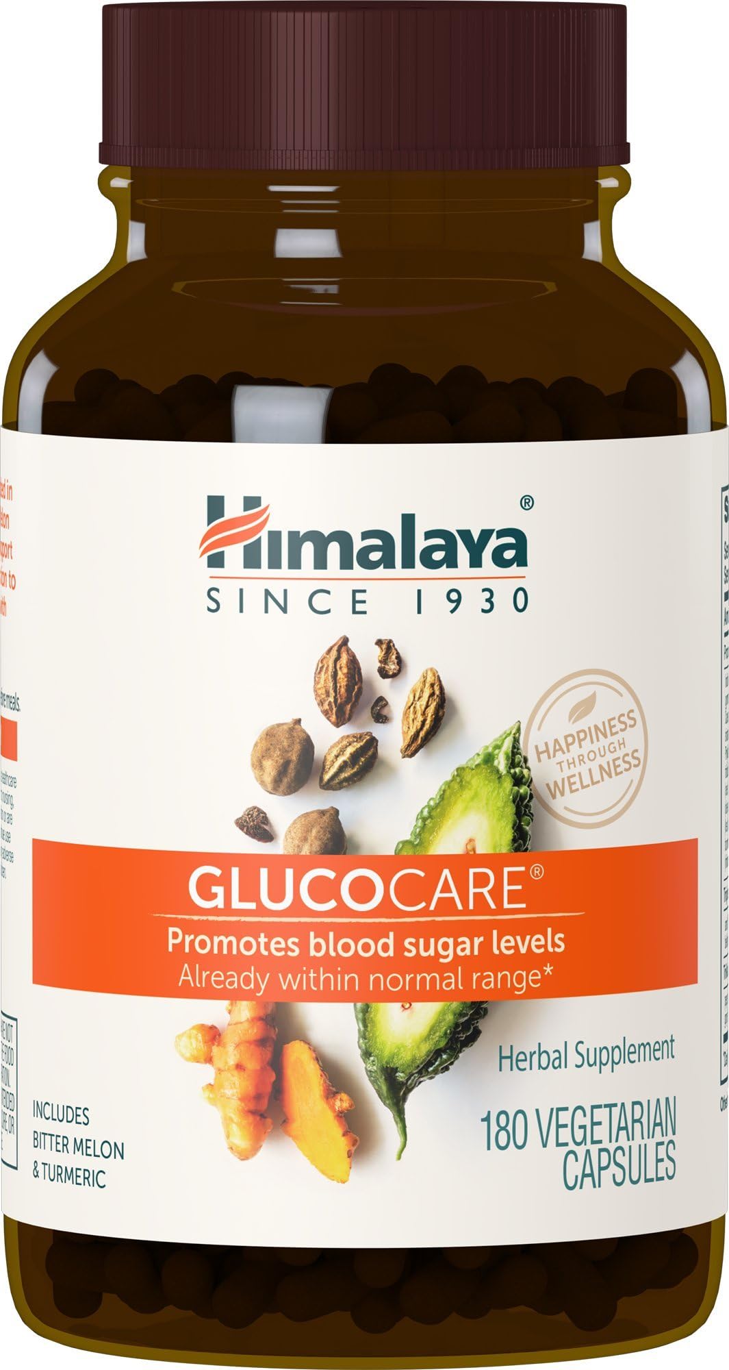 Himalaya GlucoCare – Herbal Glucose Metabolism & Pancreatic Support with Bitter Melon, Gymnema, Triphala & Turmeric – Natural Blood Sugar Support – Vegan, Non-GMO - dailyvitalstore