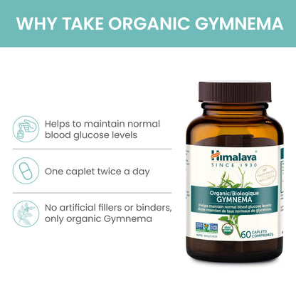 Himalaya USDA Organic Gymnema Sylvestre Extract 700mg,Gymnema Sylvestre Supplements,Herbal Glucose Metabolism Support,Gymnema Sylvestre Capsules,Non-GMO, Vegan - dailyvitalstore