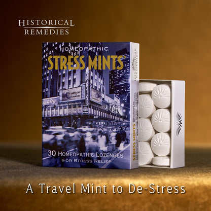 Historical Remedies Stress Mints (1 Pack) | Homeopathic Lozenges to Aid Stress & Digestion, Organic Peppermint Flavor, Vegan & Gluten-Free, Non-Habit Forming - dailyvitalstore