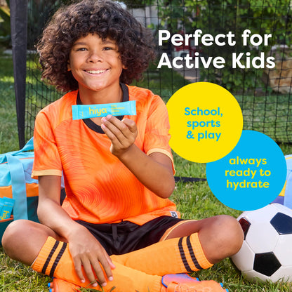 Hiya Kids Hydration with Electrolytes - Zero Added Sugar Berry Flavored Kids Hydration Packets - 15 Sticks - Travel-Friendly Drink Mix for Children Ages 2+ - dailyvitalstore