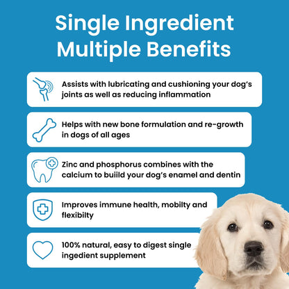 Hofseth BioCare Brilliant Bone & Joint Supplement for Dogs - High Strength Calcium & Collagen Powder for Joint & Hip Support, Essential Supplement for Dog’s of All Ages - 10.6 Oz - dailyvitalstore