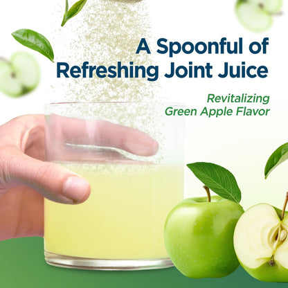 Holiday Gift Set, Joint Support with Univestin®, Glucosamine, Chondroitin & MSM — Bottle & Frother Included, Green Apple Flavor, 30 Servings - dailyvitalstore
