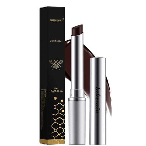 Honey Lipstick Tinted Lip Balm - Sheer Hydrating Lipstick for All Skin Tones - Moisturizing Lip Color, Nourishing Lip Balm with a Hint of Natural Black Cherry Tint - dailyvitalstore