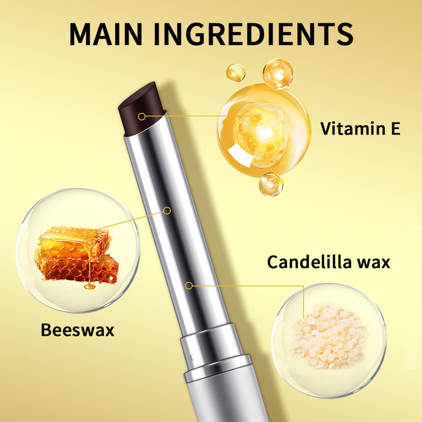 Honey Lipstick Tinted Lip Balm - Sheer Hydrating Lipstick for All Skin Tones - Moisturizing Lip Color, Nourishing Lip Balm with a Hint of Natural Black Cherry Tint - dailyvitalstore