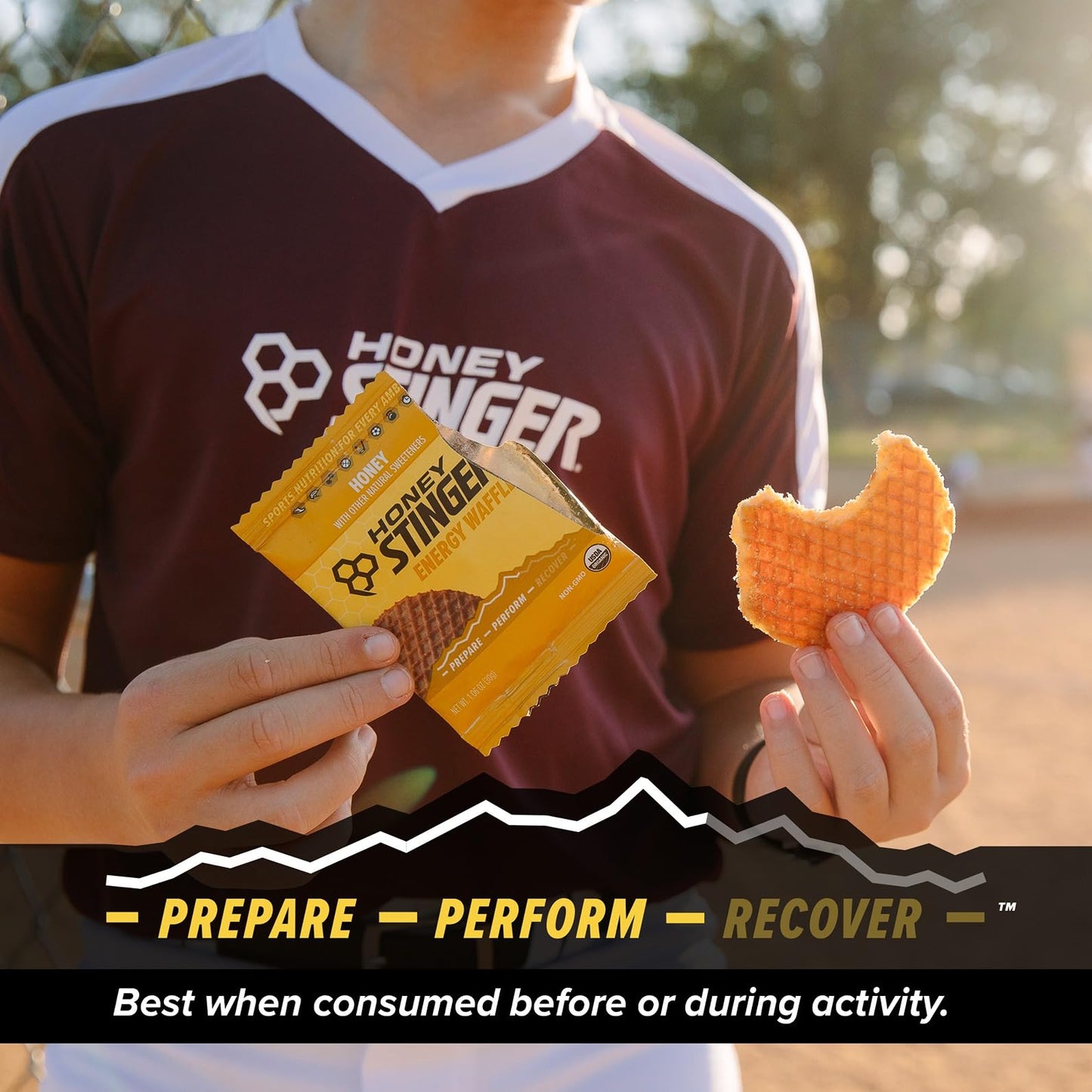 Honey Stinger Organic Honey Waffle, Energy Stroopwafel for Exercise, Endurance and Performance, Sports Nutrition for Home & Gym, - dailyvitalstore