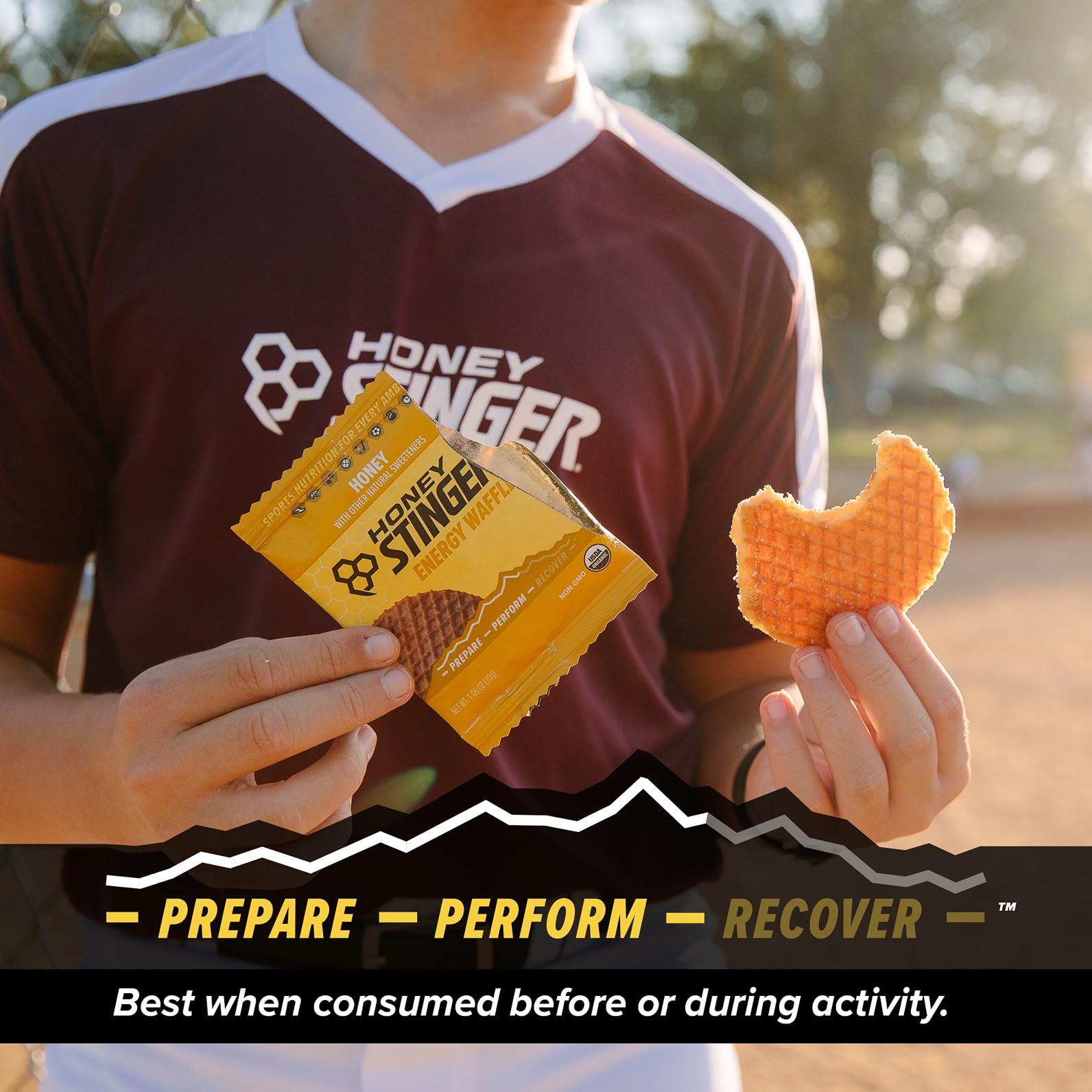 Honey Stinger Organic Honey Waffle, Energy Stroopwafel for Exercise, Endurance and Performance, Sports Nutrition for Home & Gym, - dailyvitalstore