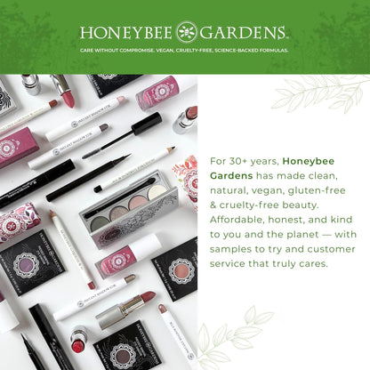 Honeybee Gardens Effortless Eye Liner Pencil, Jet Set Black, Smooth Long-Wearing, Rich Pigment, Vegan & Gluten-Free - dailyvitalstore