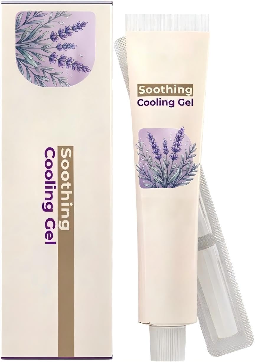 HongTu Soothing Cooling Gel for Anal Skin Care, Hemorrhoid Cream for Itching, Swelling, Burning and Discomfort Relief - 0.7Oz Tube (1pc) - dailyvitalstore