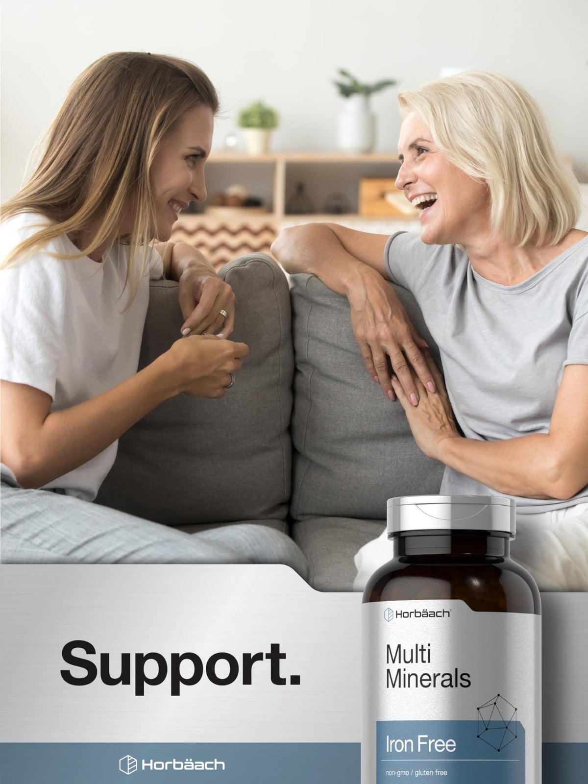Horbäach Multi Minerals Supplement | 250 Capsules | Iron Free | Daily Mineral Complex for Men and Women | Non-GMO & Gluten Free - dailyvitalstore