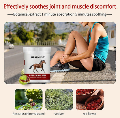 Horse Chestnut Cream Extra Strength Warming Massage Gel 16.9 Fl Oz (500mL) - Pferdebalsam for Varicose Veins, Muscle, Neck & Joint Discomfort, Bruises and Numbness - dailyvitalstore