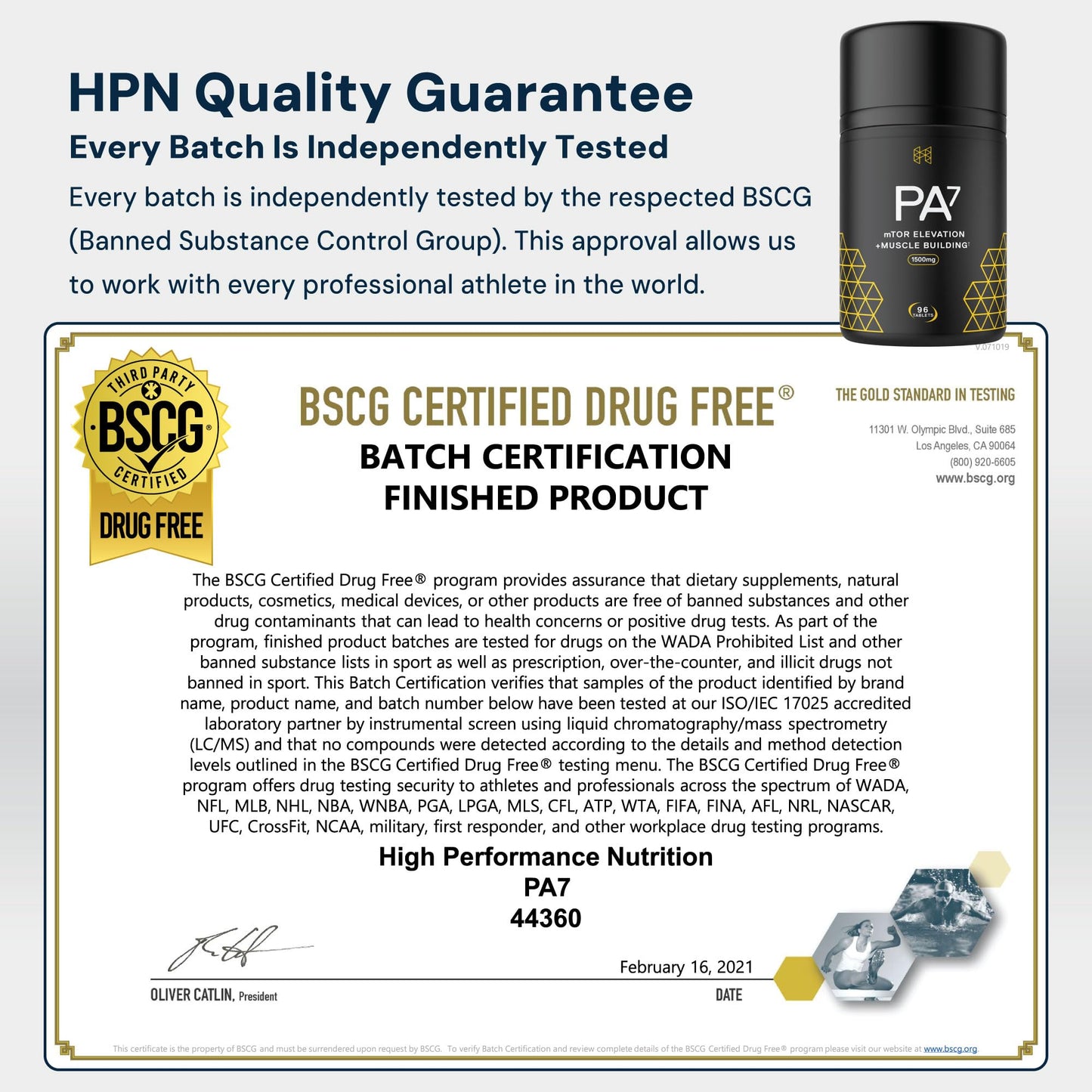 HPN PA(7) Phosphatidic Acid Muscle Builder Top Natural Muscle Builder - Boost mTOR | Build Mass and Strength from Your Workout | 30 Day Supply - dailyvitalstore