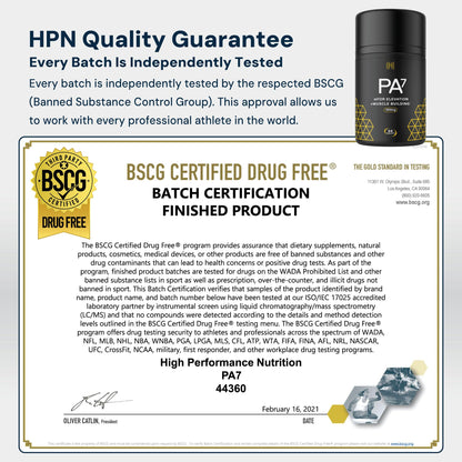 HPN PA(7) Phosphatidic Acid Muscle Builder Top Natural Muscle Builder - Boost mTOR | Build Mass and Strength from Your Workout | 30 Day Supply - dailyvitalstore