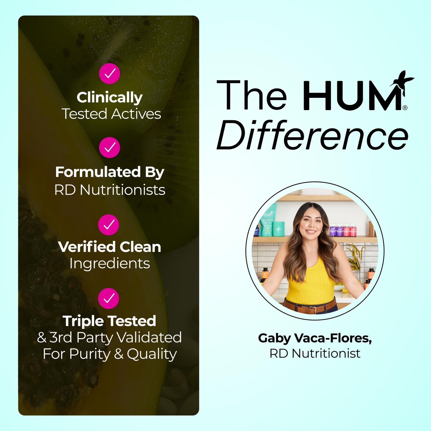 HUM Daily Cleanse Acne Supplements for Women & Men, Gentle Digestive Cleanse for Clear Skin Support, Zinc, Spirulina, Chlorella, Detoxifying Herbs, Organic Algae - dailyvitalstore