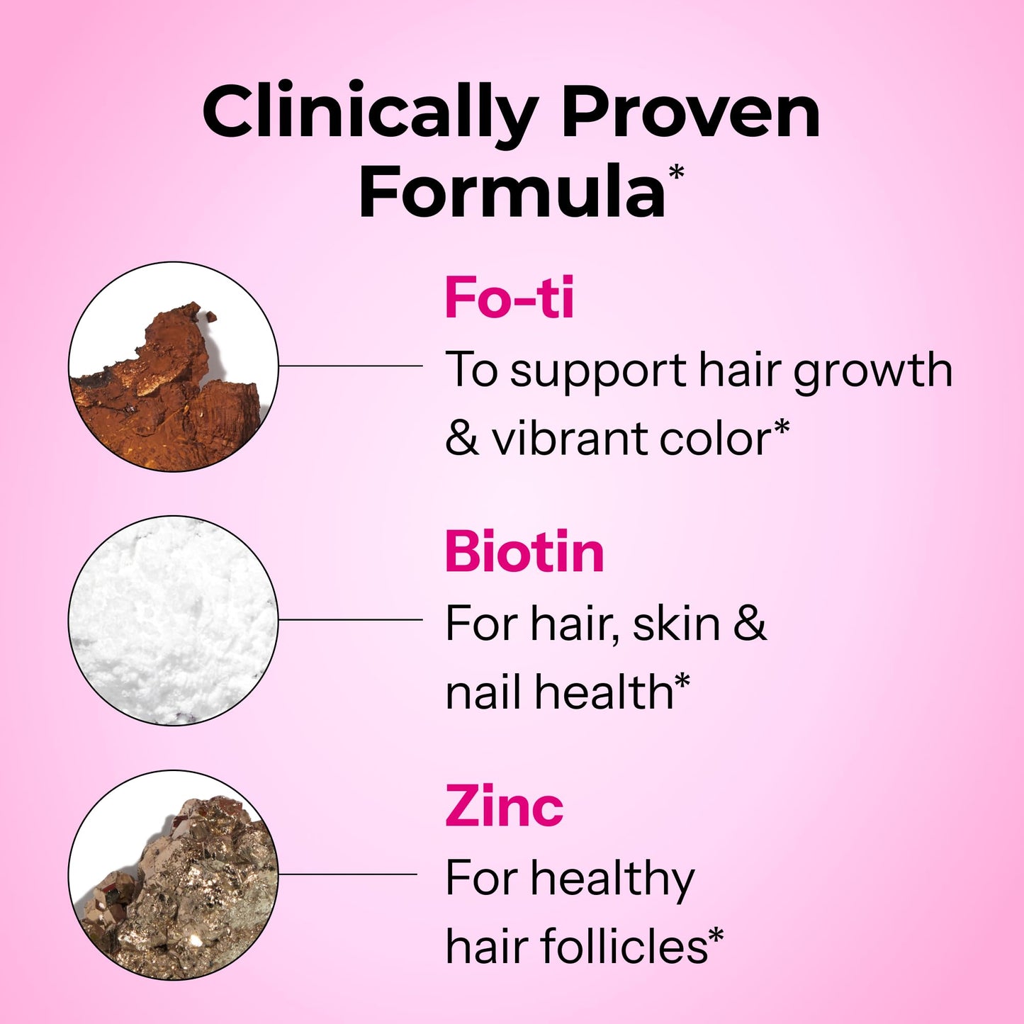 HUM Hair Strong Daily Hair Growth Gummies with Biotin, Zinc, Vitamin B12 to Support Growth, Folic Acid & Vitamin B12 Gummy Vitamins for Healthy Hair Support for Women and Men, 60 Gummies - dailyvitalstore