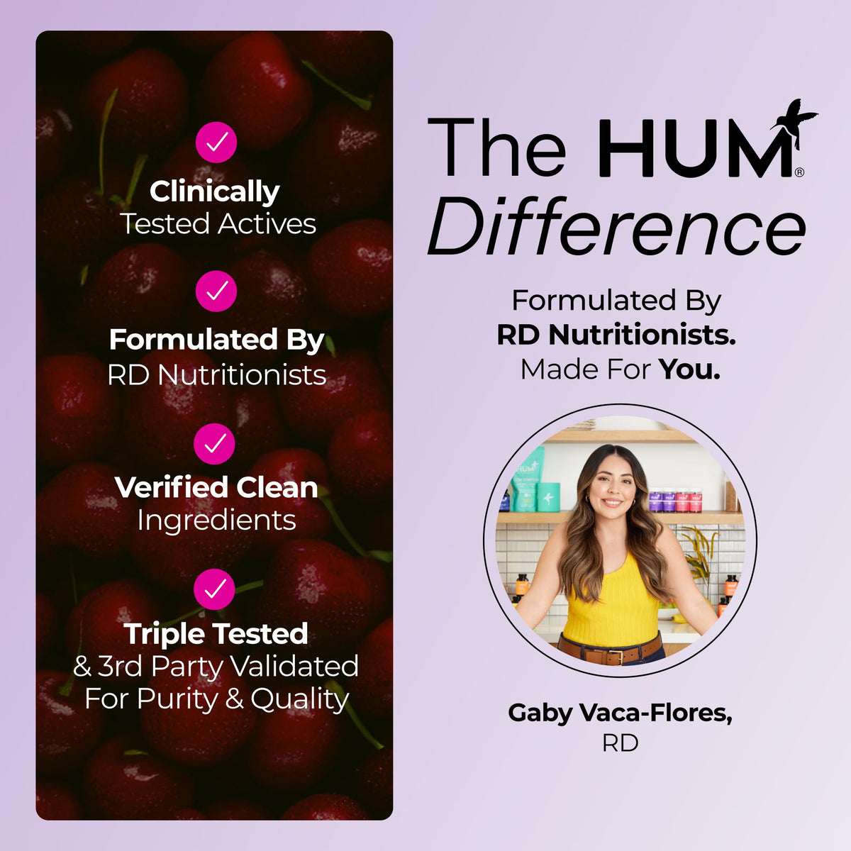 Hum Nutrition Dream Team Magnesium Bisglycinate Powder, L Theanine & Tart Cherry Magnesium Supplement Drink Mix, Support Rest, Relaxation & Sleep Routine, Gluten Free, Vegan, Cherry Lemon, 30 Servings - dailyvitalstore