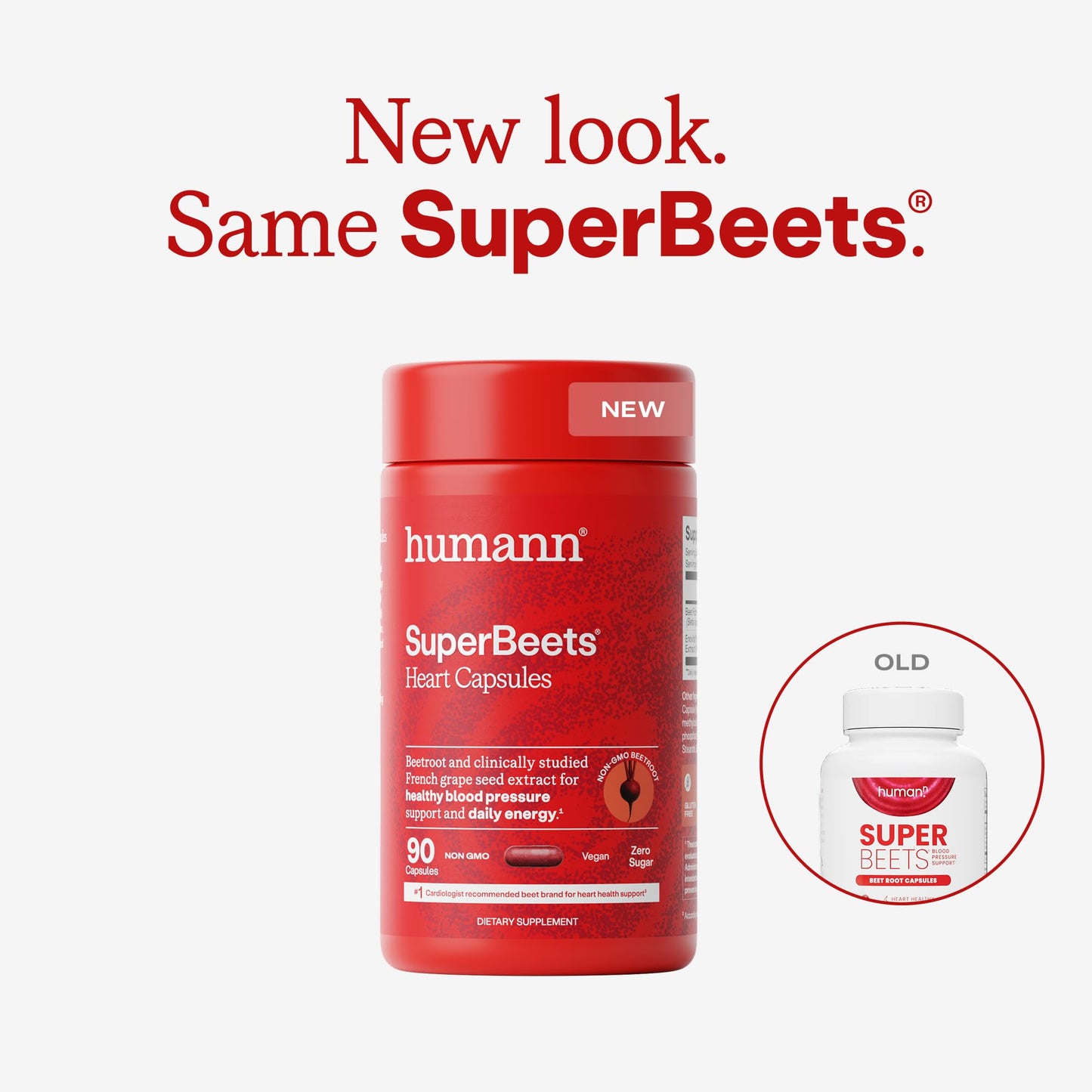 Humann SuperBeets Beet Root Capsules Quick Release 1000mg, Helps Support Nitric Oxide Production, Blood Pressure Support, Heart Health, Contains Non-GMO Beetroot Powder, Studied Antioxidants, 90 Count - dailyvitalstore