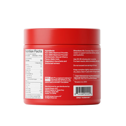 Humann SuperBeets Sport Endurance Pre Workout Powder, Nitric Oxide Supplement, NSF Certified, Stimulant & Caffeine Free, Made with Beet Root, - dailyvitalstore