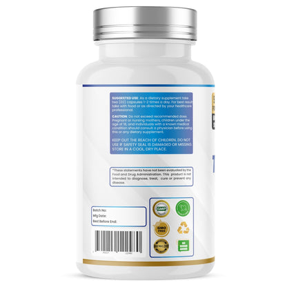 Humming Herbs Tributyrin Complex — 850 mg per Serving (95% Pure, yielding 731 mg Butyrate) with L-Glutamine, Zinc L-Carnosine, FOS & Probiotic Blend (180) - dailyvitalstore