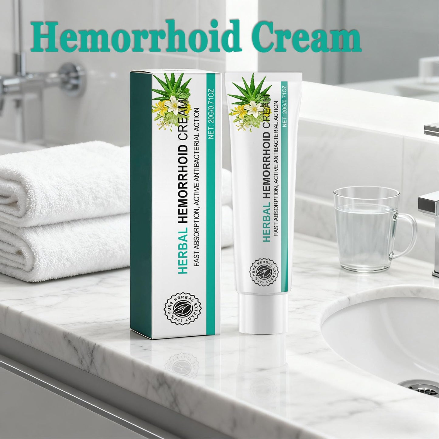 Hushblade Hemorrhoid Body Cream, Natural Herbal Hemorrhoid Cream, for Men and Women Moisturizing and Nourishing - dailyvitalstore