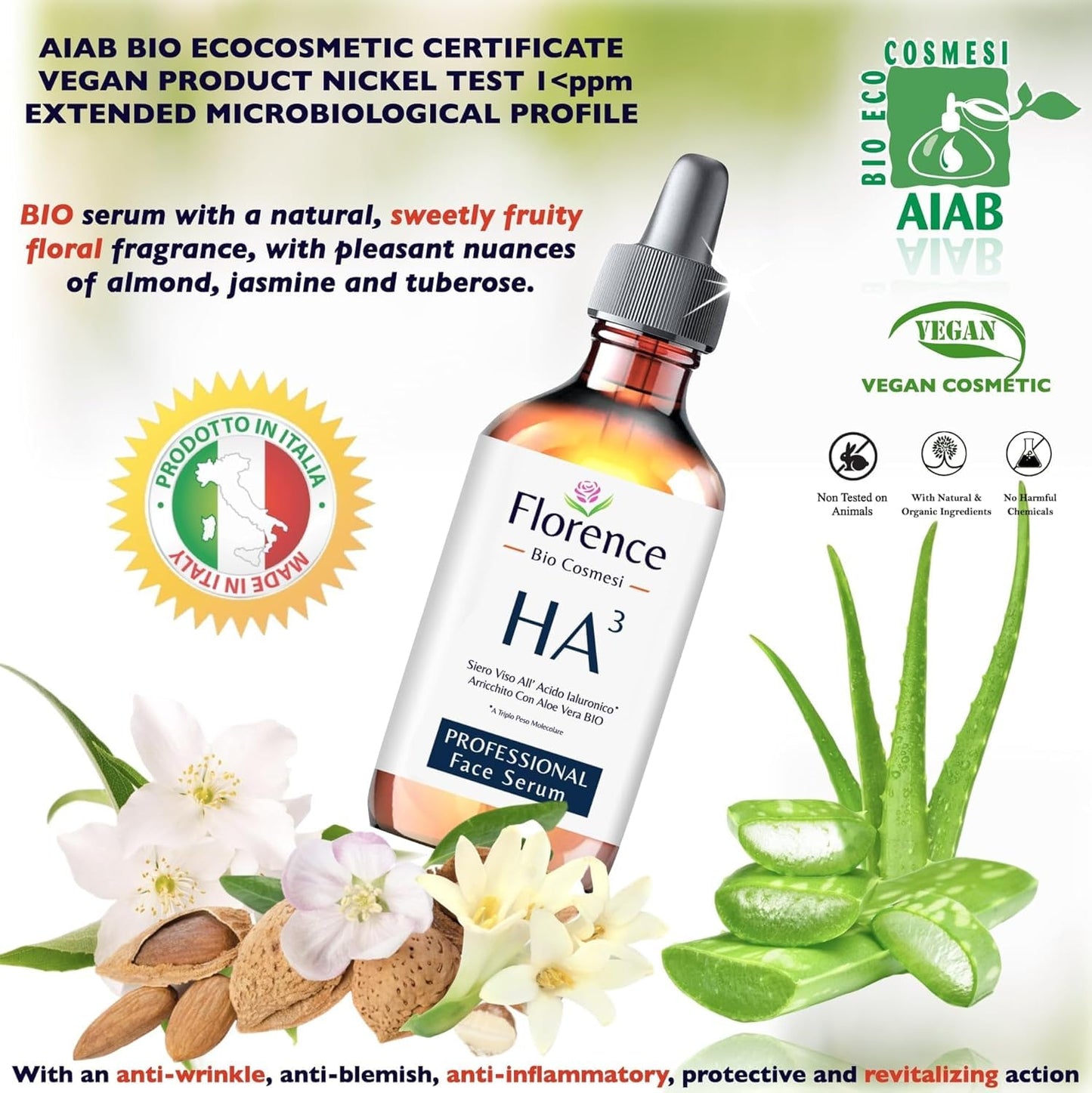 Hyaluronic Acid Serum for Skin – Anti-Aging Moisturizer Face Serum for Brightening, Plumper & Smoother Skin. Non-Greasy, Ultra-Hydrating Niacinamide, B5 & Vitamin C Skin Care Facial Serum, 2 oz - dailyvitalstore