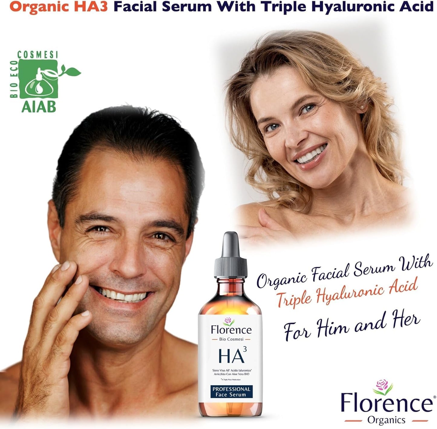 Hyaluronic Acid Serum for Skin – Anti-Aging Moisturizer Face Serum for Brightening, Plumper & Smoother Skin. Non-Greasy, Ultra-Hydrating Niacinamide, B5 & Vitamin C Skin Care Facial Serum, 2 oz - dailyvitalstore