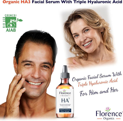 Hyaluronic Acid Serum for Skin – Anti-Aging Moisturizer Face Serum for Brightening, Plumper & Smoother Skin. Non-Greasy, Ultra-Hydrating Niacinamide, B5 & Vitamin C Skin Care Facial Serum, 2 oz - dailyvitalstore