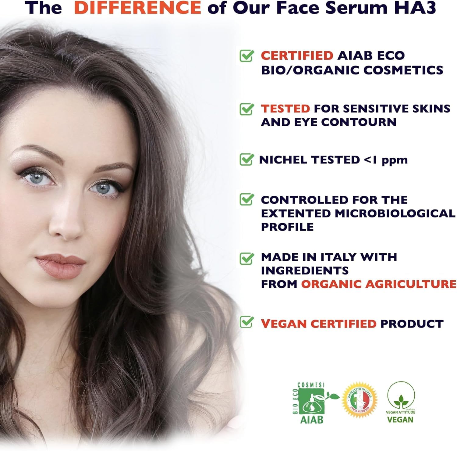 Hyaluronic Acid Serum for Skin – Anti-Aging Moisturizer Face Serum for Brightening, Plumper & Smoother Skin. Non-Greasy, Ultra-Hydrating Niacinamide, B5 & Vitamin C Skin Care Facial Serum, 2 oz - dailyvitalstore