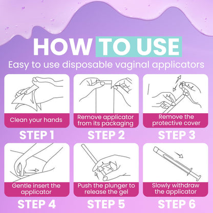 Hydro GYN Vaginal Moisturizer | Long Lasting for Vaginal Dryness & Irritation | Hyaluronic Acid & Vitamin E | Feminine Care Hormone Free | Pre and Post Menopausal I 10 Pre Filled Applicators - dailyvitalstore