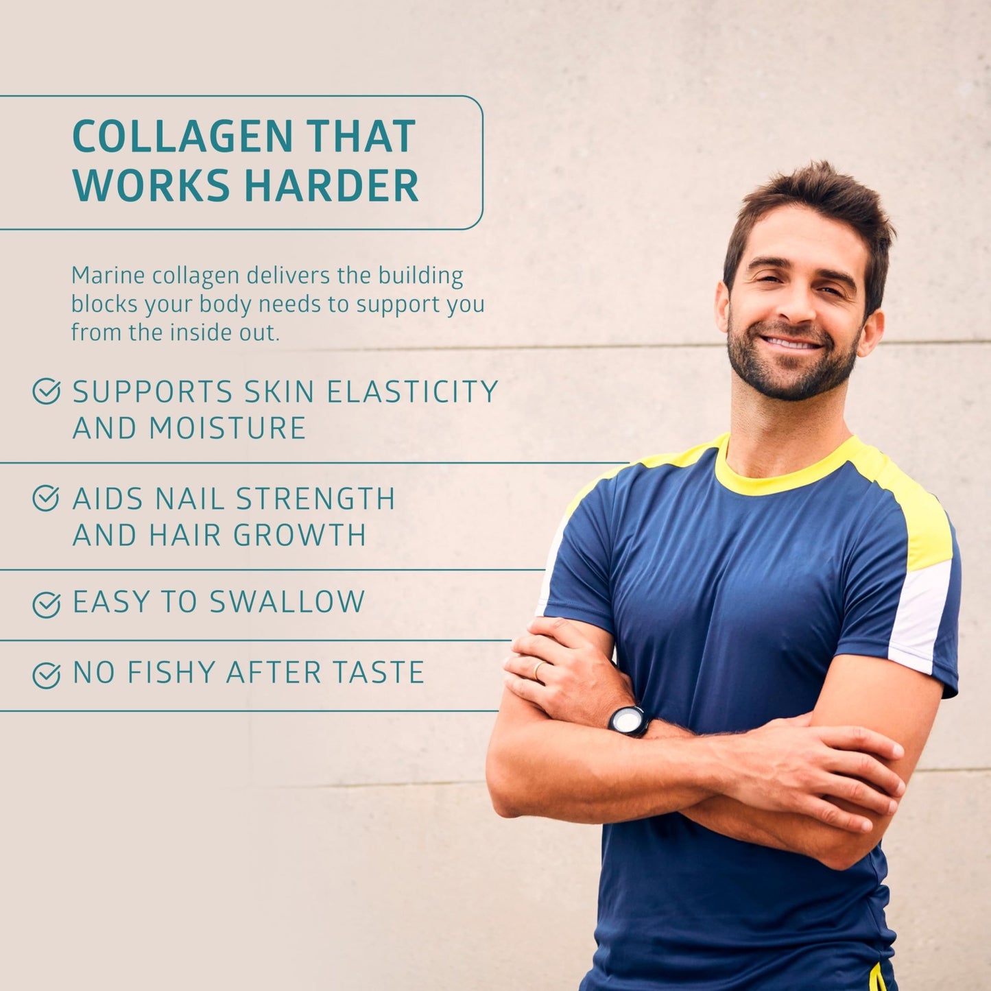 Hydrolyzed Marine Collagen with Hyaluronic Acid, Vitamin C, Theaflavin and Copper, Collagen Supplement for Women and Men for Radiant Skin, Hair & Nails, - dailyvitalstore