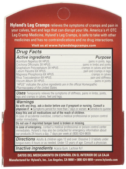 Hyland'S Leg Cramps - 50 Quick Disolving Tablets - dailyvitalstore