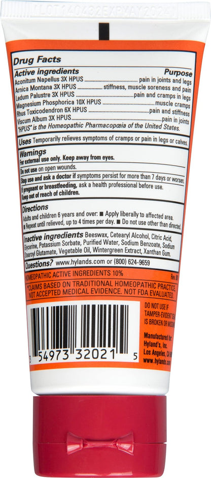 Hyland's Leg Cramps Ointment, Arnica Gel Leg Cramp Relief, 2.5 oz (Pack of 3) - dailyvitalstore